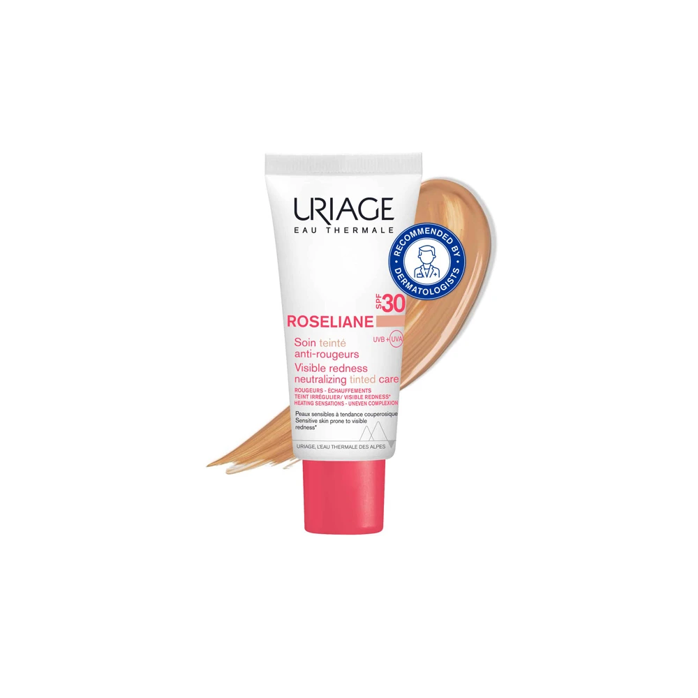 Uriage Roseliane CC Cream Visible Redness Neutralizing Tinted Care SPF30 40ml