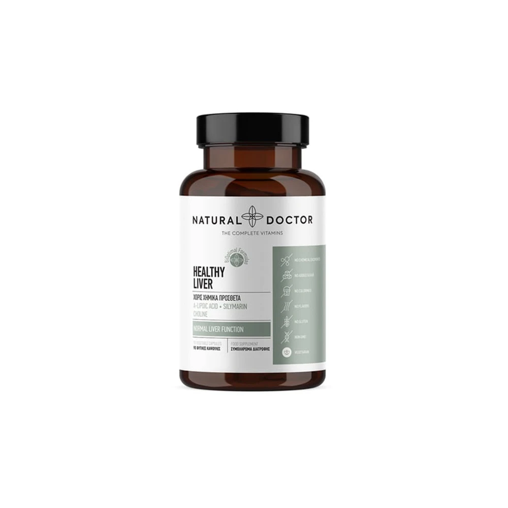 Natural Doctor Healthy Liver Συμπλήρωμα Διατροφής Για Την Υγεία Του Ήπατος 90 φυτικές κάψουλες