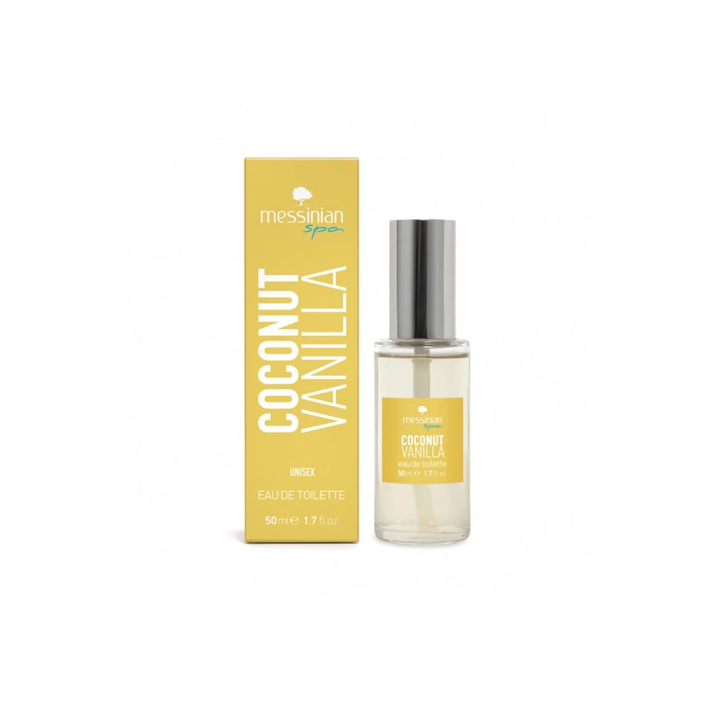Messinian Spa Eau de Toilette Unisex Άρωμα Cococnut & Vanilla 50ml