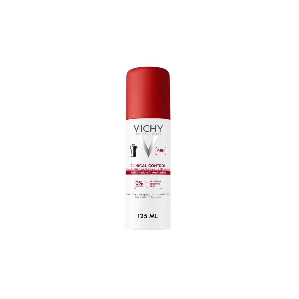 Vichy Clinical Control Αποσμητικό Σπρέι Για 96ώρες Προστασίας 125ml