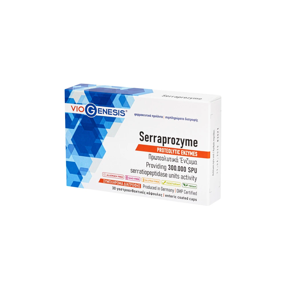 VioGenesis Serraprozyme 30 caps