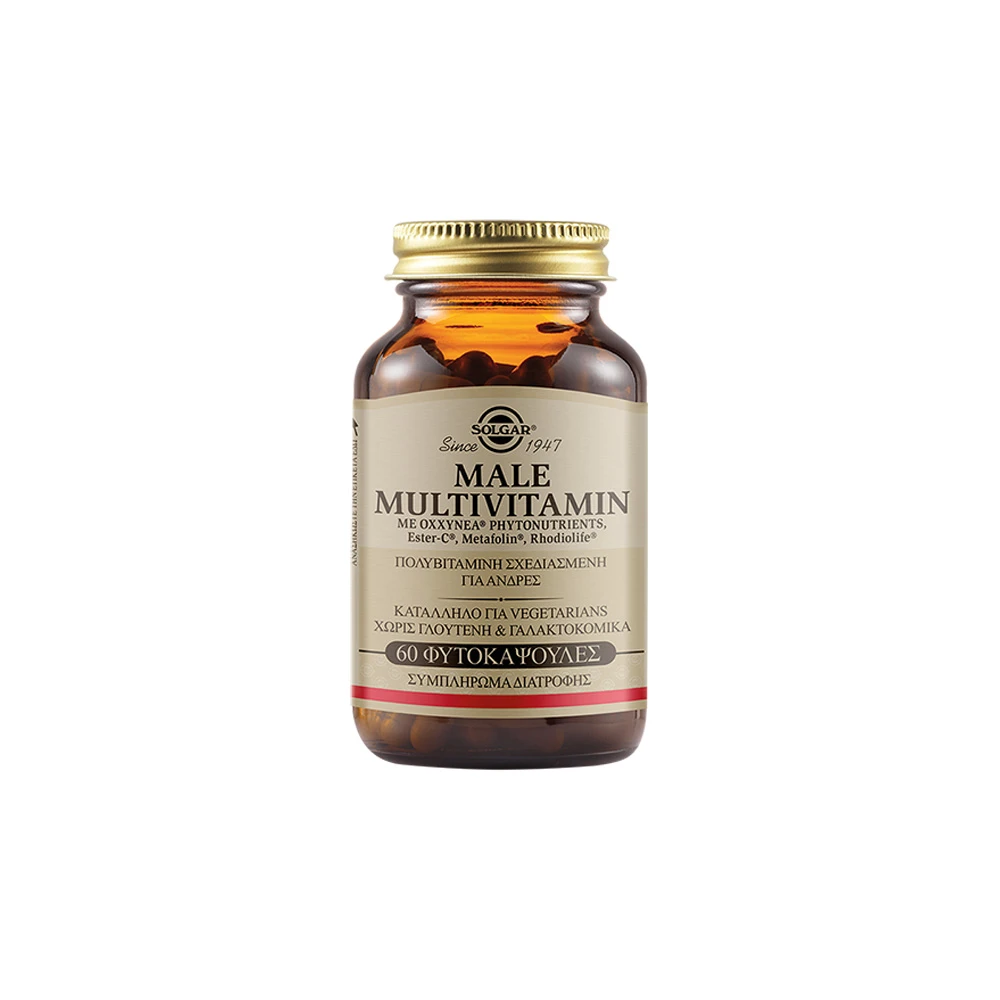 Solgar Male Multivitamin 60 vegan caps