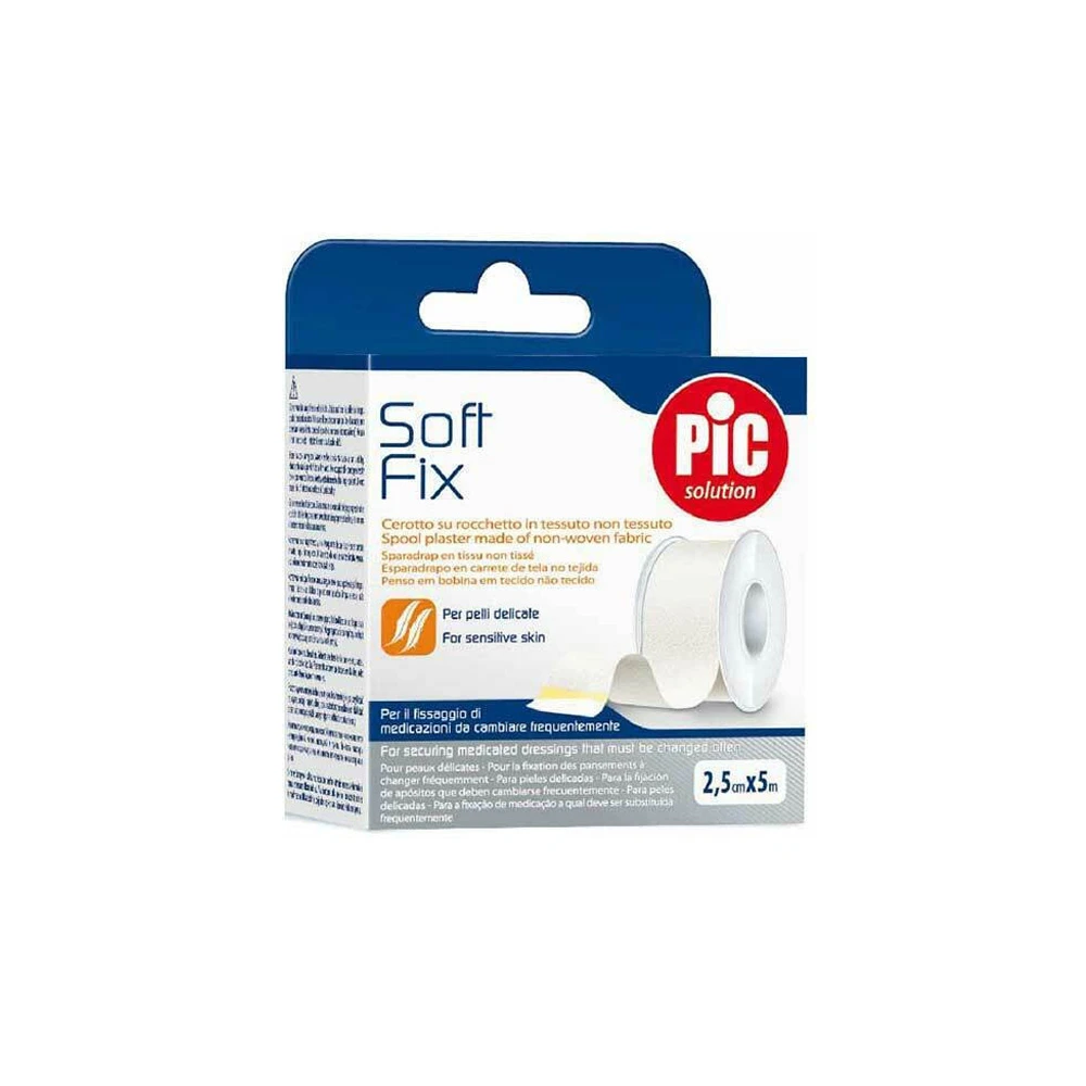 Pic Solution Classic Fix Ρολό Λευκοπλάστη Υφασμάτινο 2.5cm x 5m 1 τεμάχιο