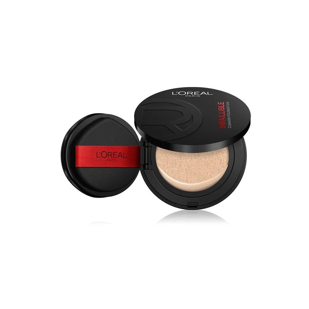 L'Oreal Paris Infaillible Cushion Foundation Βάση Make-Up Για Εξαιρετική Κάλυψη & Φυσικό Αποτέλεσμα No100 Neutral Neutre 1 τεμάχιο
