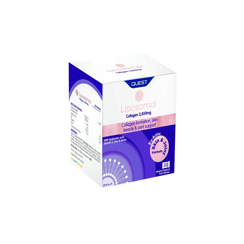 Quest Liposomal Collagen 2850mg Συμπλήρωμα Διατροφής Κολλαγόνου Λιποσωμιακής Μορφής 30 φακελάκια