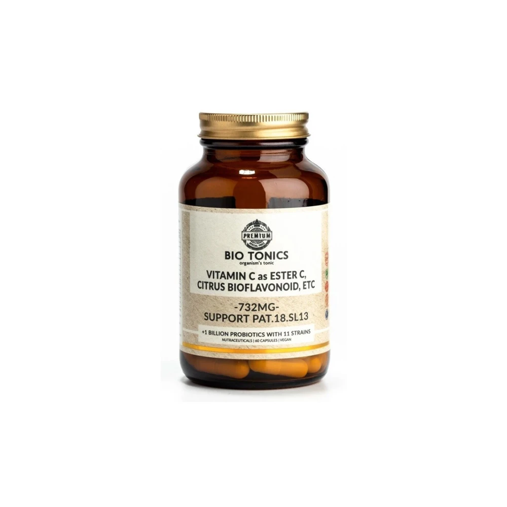 Bio Tonics Vitamin C as Ester C Citrus Bioflavonoid 732mg 60 caps