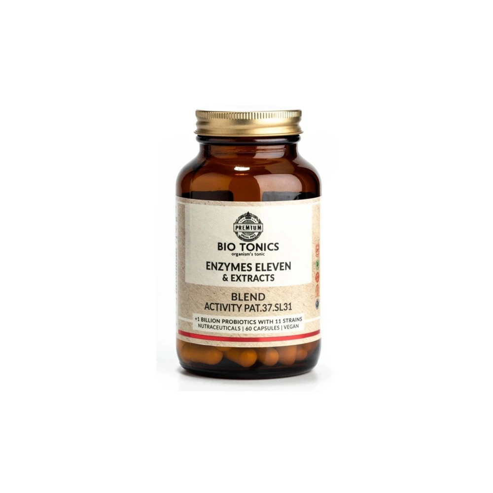 Bio Tonics Enzymes Eleven & Extracts 60 vegan caps