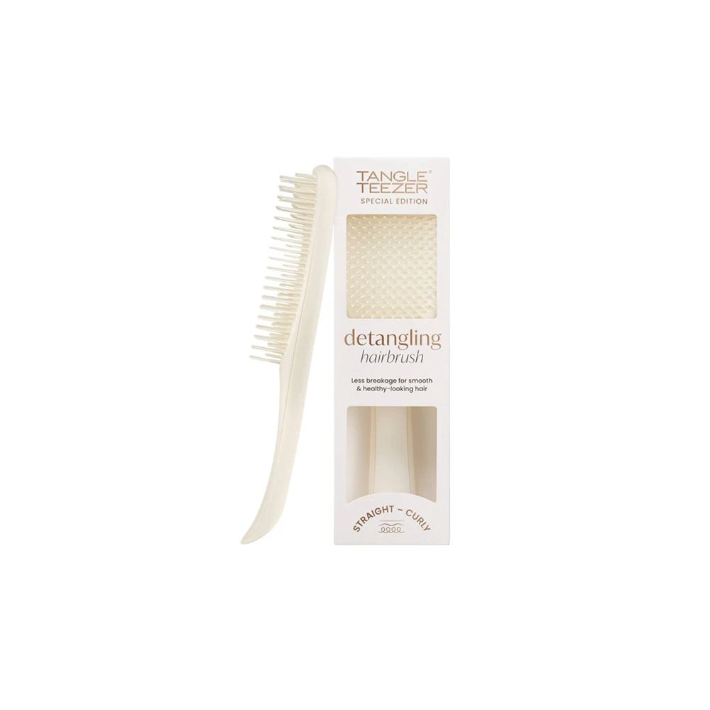 Tangle Teezer The Ultimate Detangler Matte Straight - Curly Hair Porcelain Cream 1 piece
