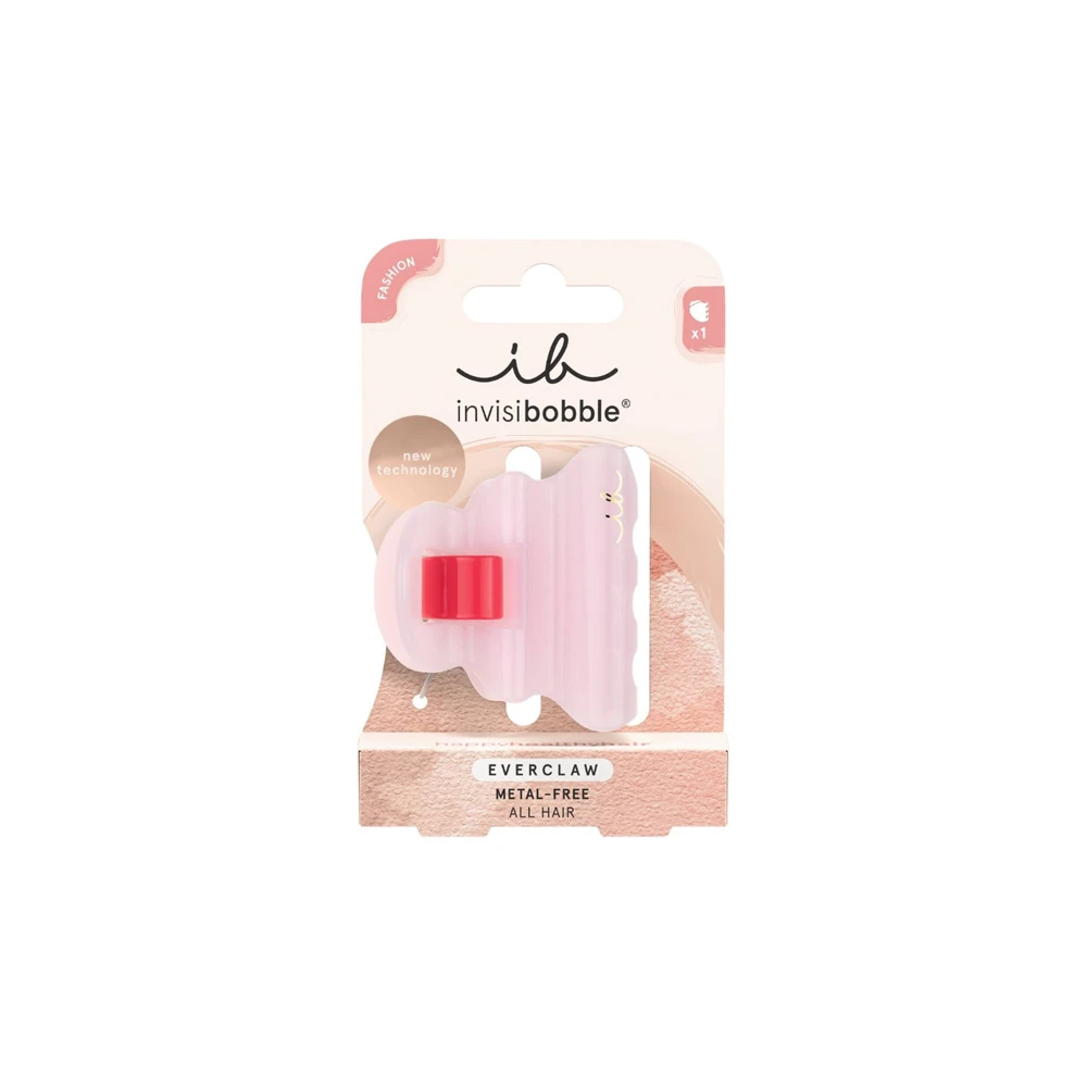 Invisibobble Everclaw Κλάμερ Μαλλιών Rosy Plateau 1 τεμάχιο