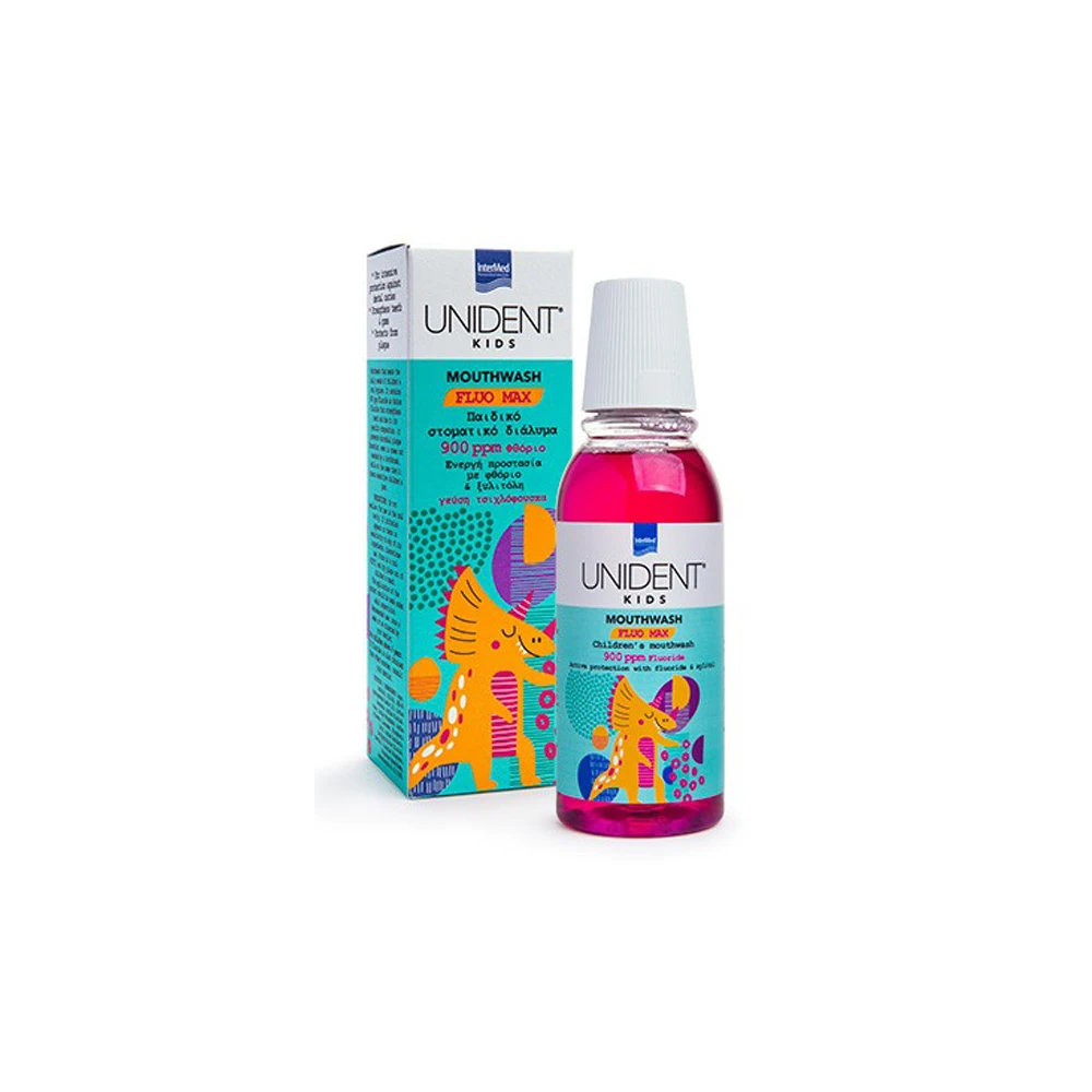 InterMed Unident Kids Fluo Max Mouthwash 900ppm 250ml