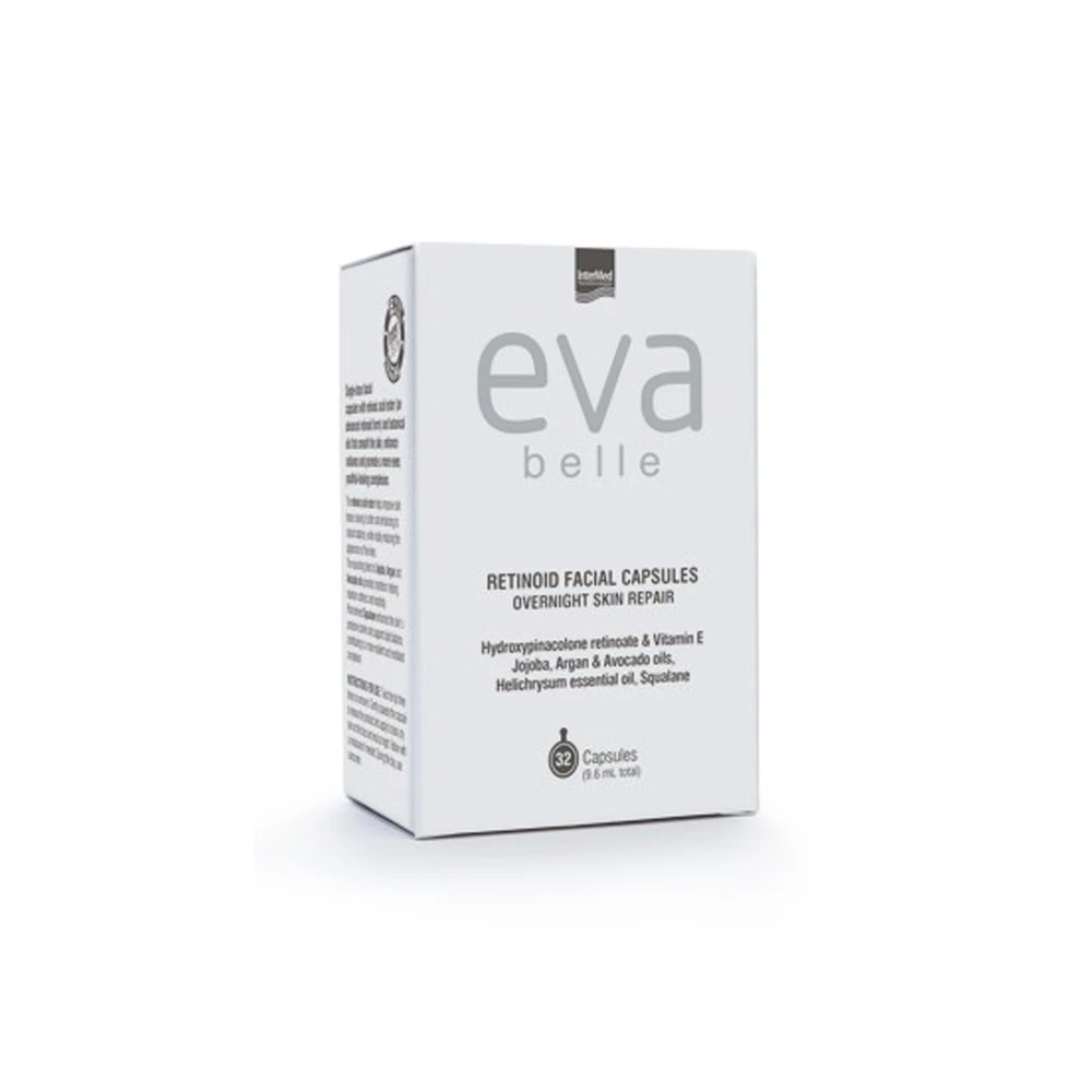 InterMed Eva Belle Retinoid Facial Capsules Anti-aging Capsules With A Next-Generation Retinoid For Smoother Renewed-looking Skin 32 caps