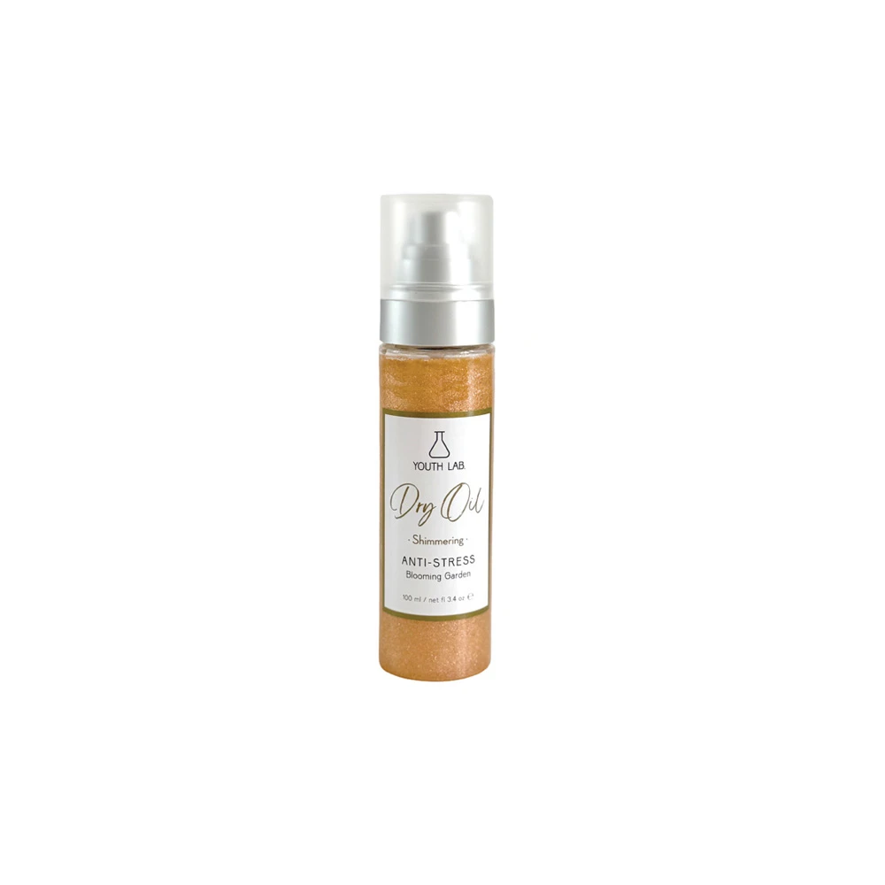 YOUTH LAB. Anti-Stress Shimmering Dry Oil Ιριδίζον Ξηρό Λάδι Για Ενυδάτωση Θρέψη & Προστασία 100ml