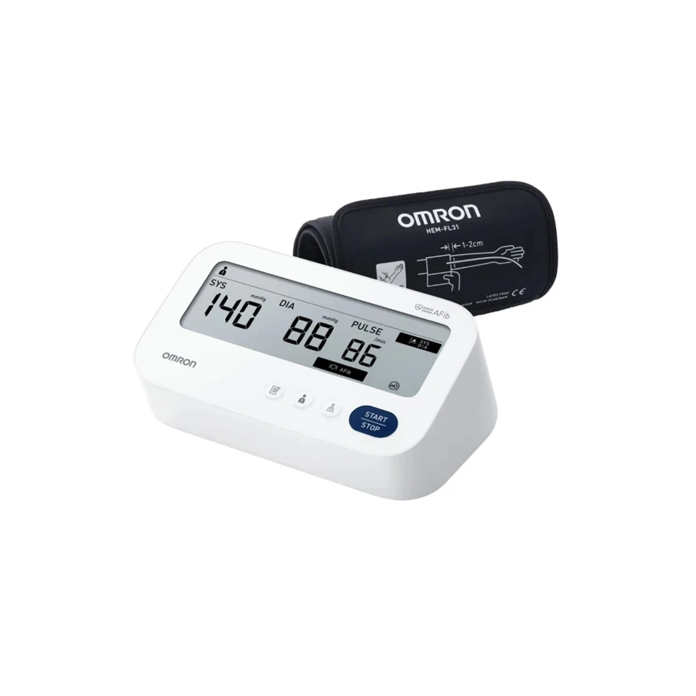 Omron M3 Comfort Afib HEM-7196-FLE Ψηφιακό Πιεσόμετρο Μπράτσου 1 τεμάχιο
