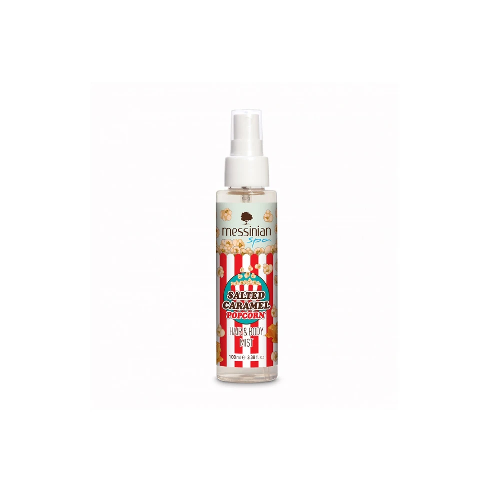 Messinian Spa Hair & Body Mist Salted Caramel Popcorn 100ml