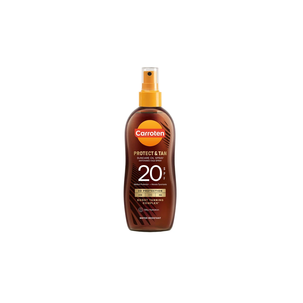 Carroten Protect & Tan Suncare Oil Spray SPF20 150ml
