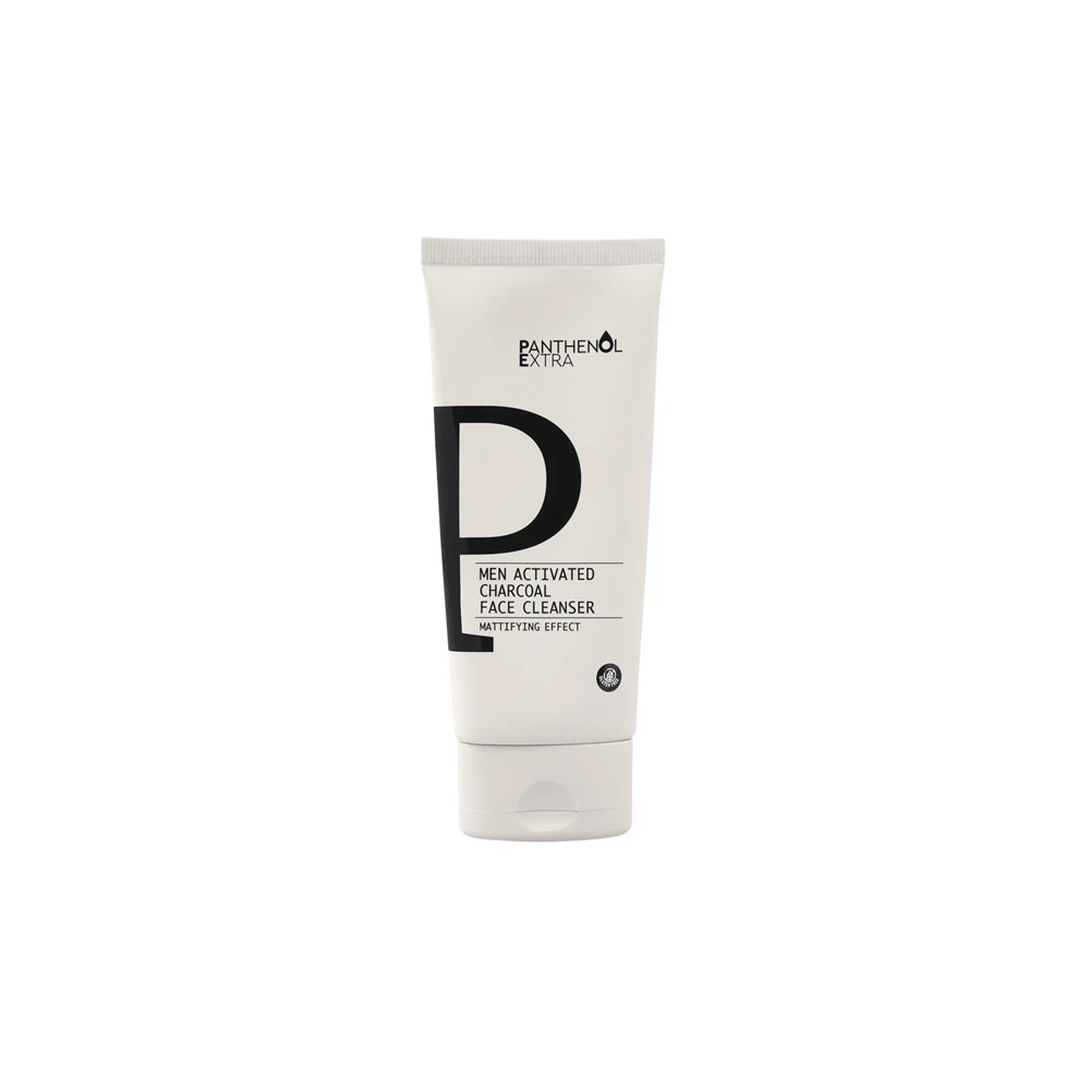 Panthenol Extra Men Activated Charcoal Face Cleanser Αφρίζον Gel Καθαρισμού Προσώπου 150ml