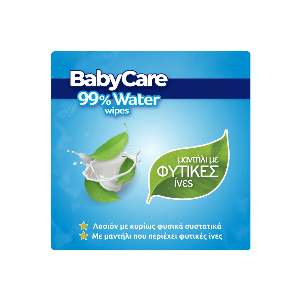 Babylino Babycare Monthly Pack Baby Wipes 99% Water Wipes 16x72 pieces