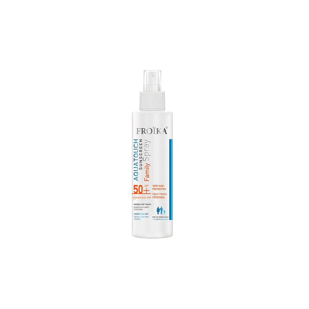 Froika Aquatouch Sunscreen Family Spray Αντηλιακό Σπρέι Για Πρόσωπο & Σώμα SPF50+ 250ml