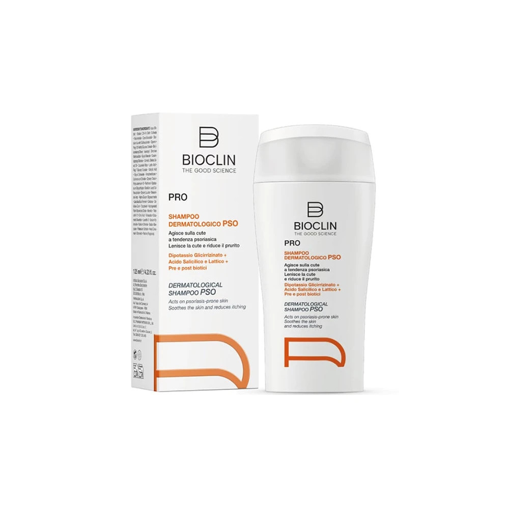 Bioclin Pro Dermatological Shampoo PSO Δερματολογικό Σαμπουάν Για Το Τριχωτό Με Τάση Ψωρίασης 125ml