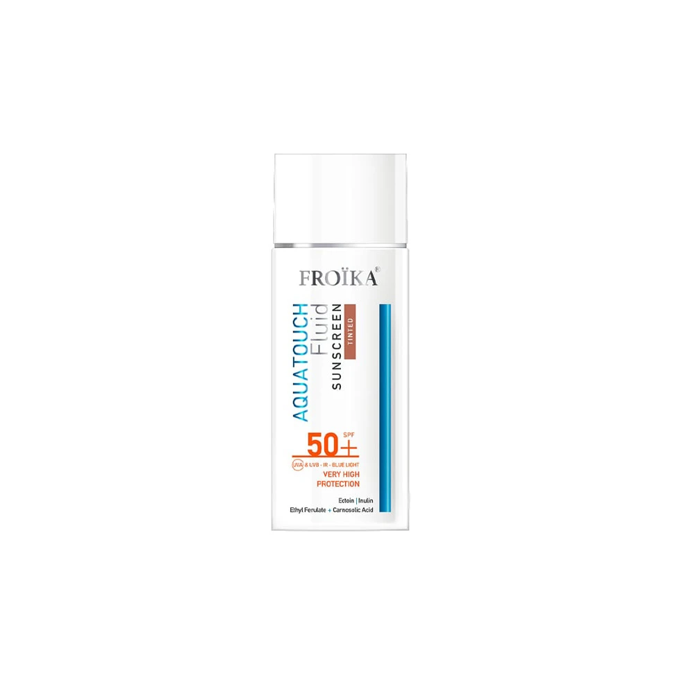 Froika Aquatouch Fluid Sunscreen Αντηλιακό Προσώπου Με Χρώμα Tinted SPF50+ 50ml