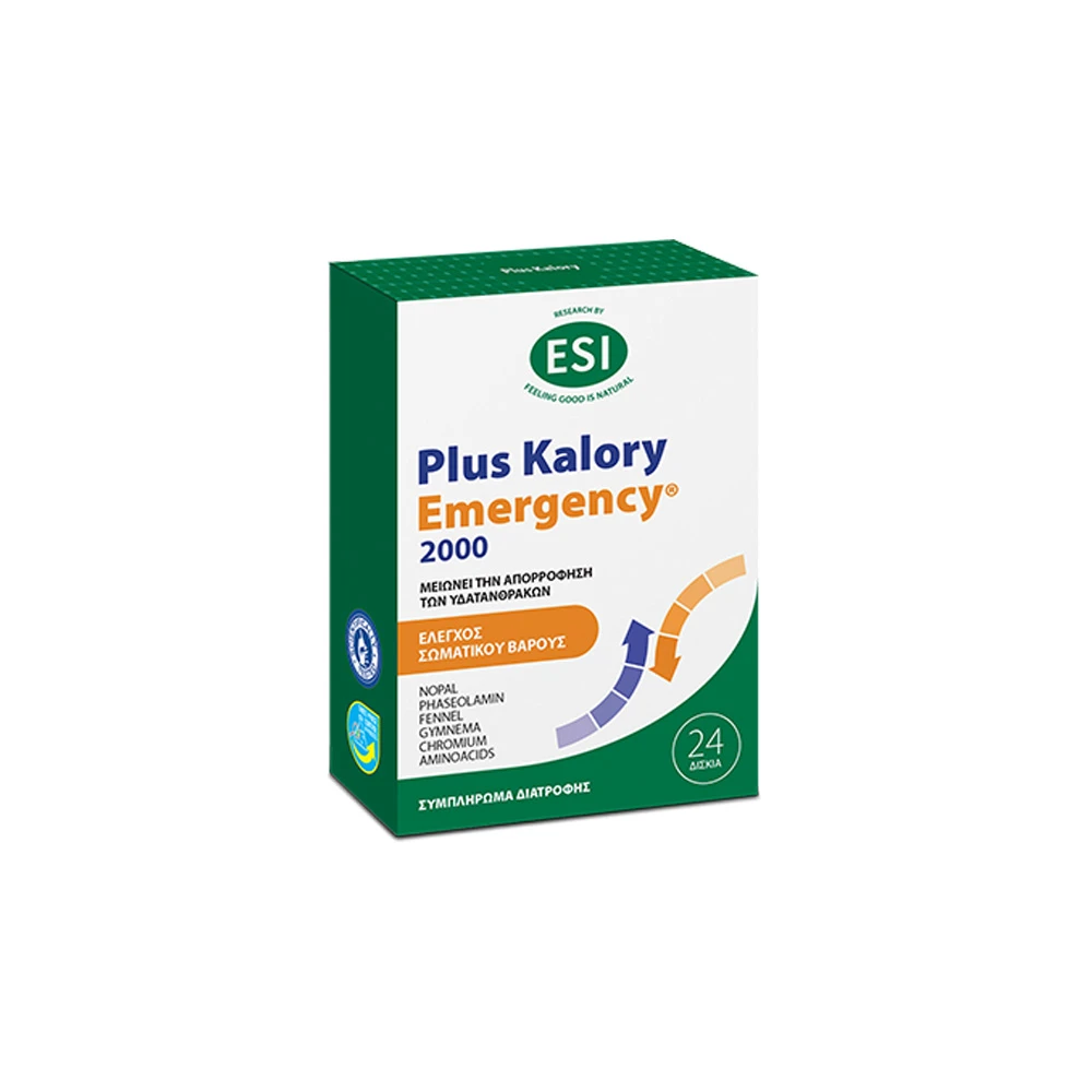 Esi Plus Kalory Emergency 2000 Body Weight Control 24 tabs