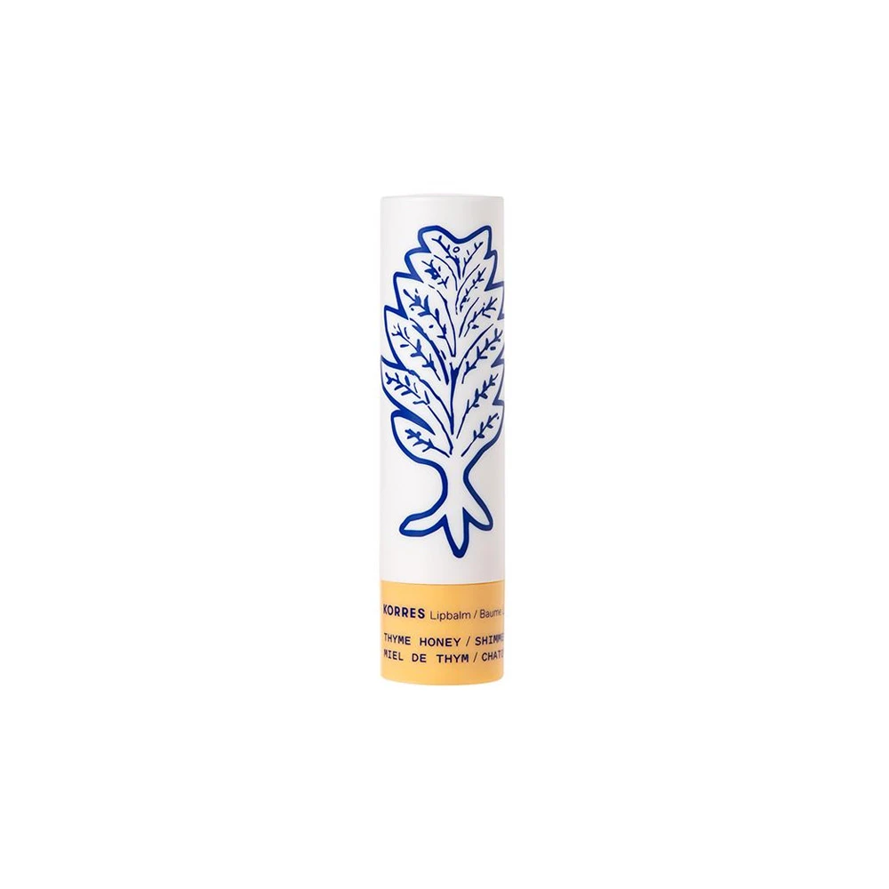 Korres Lip Balm Thyme Honey Shimmery Ενυδατική Φροντίδα Για Τα Χείλη Με Μέλι Για Έξτρα Λάμψη 4.5gr