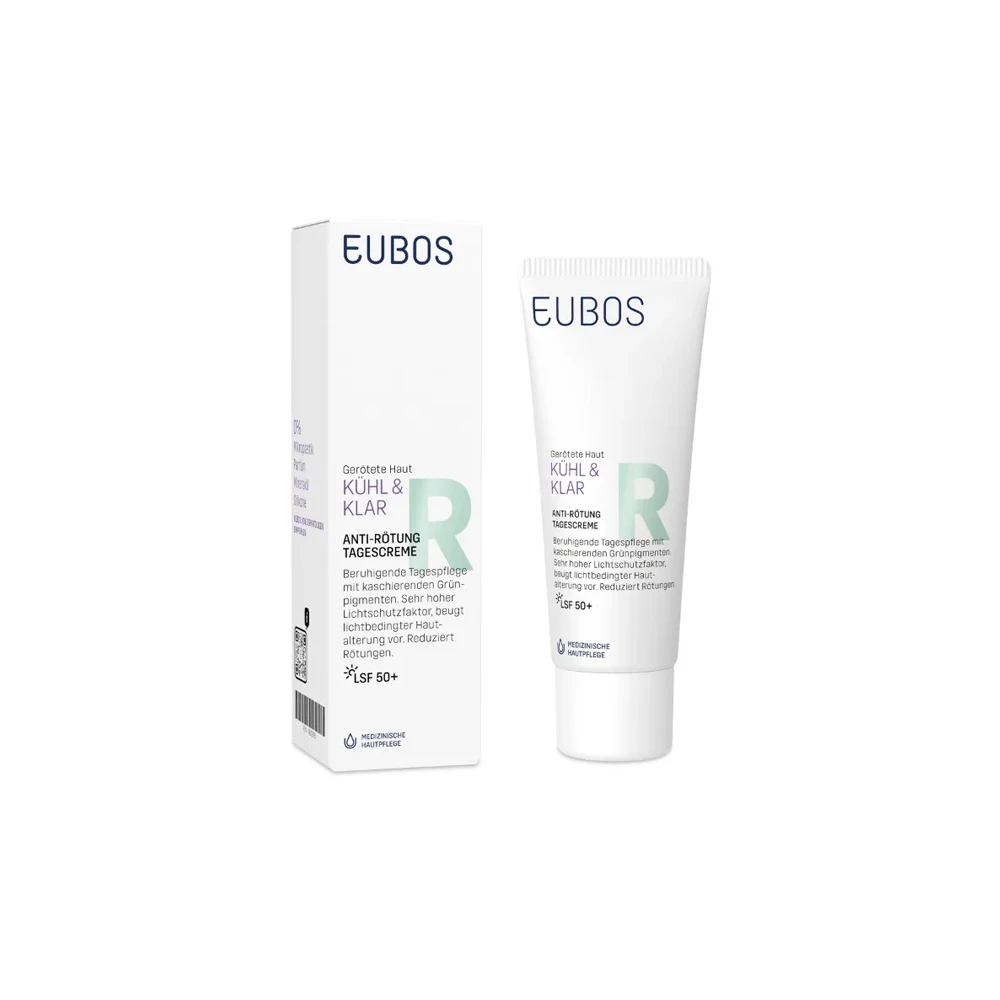 Eubos Cool & Calm Redness Relieving Καταπραϋντική Κρέμα Ημέρας Για Την Ερυθρότητα SPF50+ 40ml