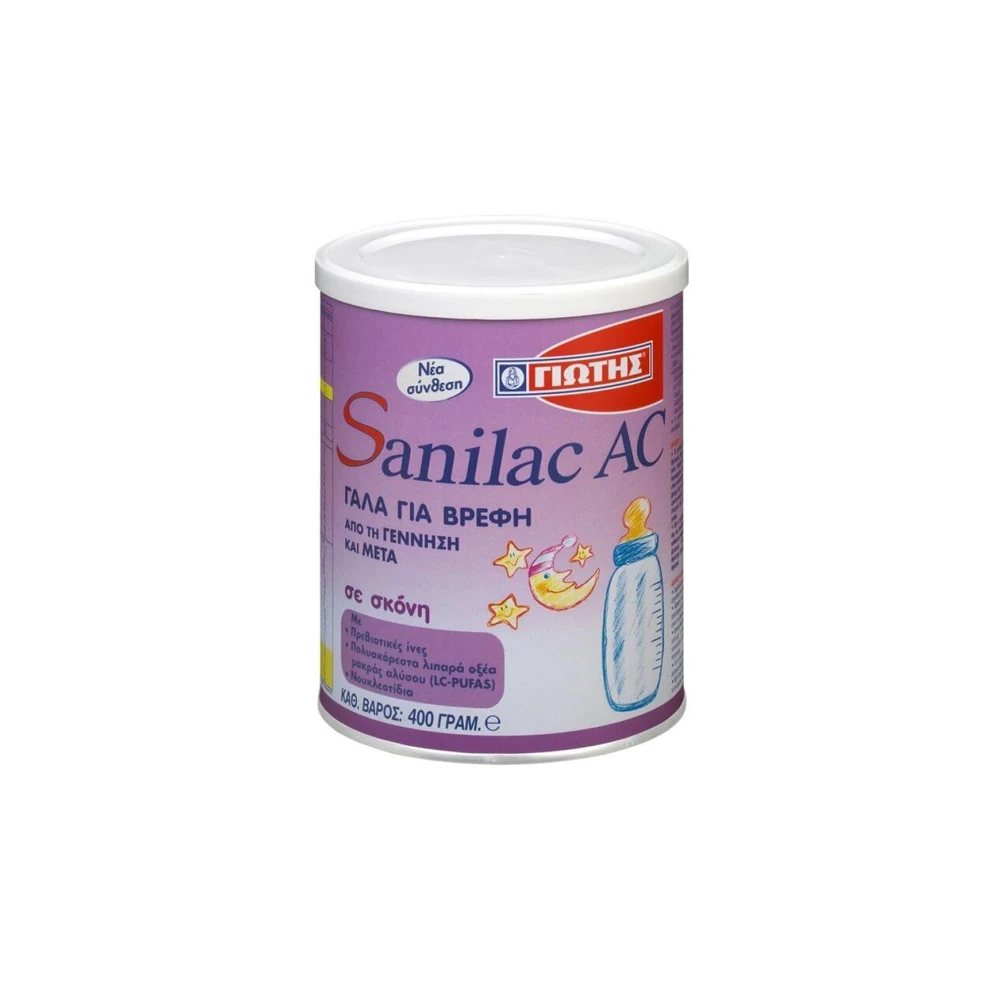 Jotis Sanilac AC Milk For Infants Suffering From Colic from 0m+ 400gr