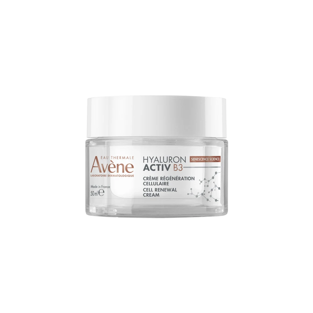 Avène Hyaluron Activ B3 Αντιγηραντική Κρέμα Ημέρας Kυτταρικής Ανανέωσης & Σύσφιγξης Με Υαλουρονικό Οξύ 50ml