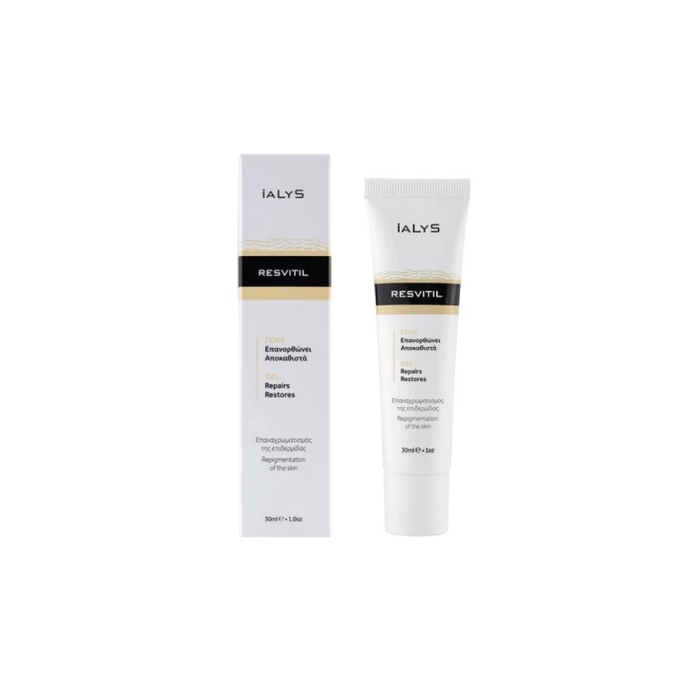 Aidom Pharma Ialys Resvitil Gel Ρυθμίζει & Αποκαθιστά Τον Χρωματικό Τόνο 30ml