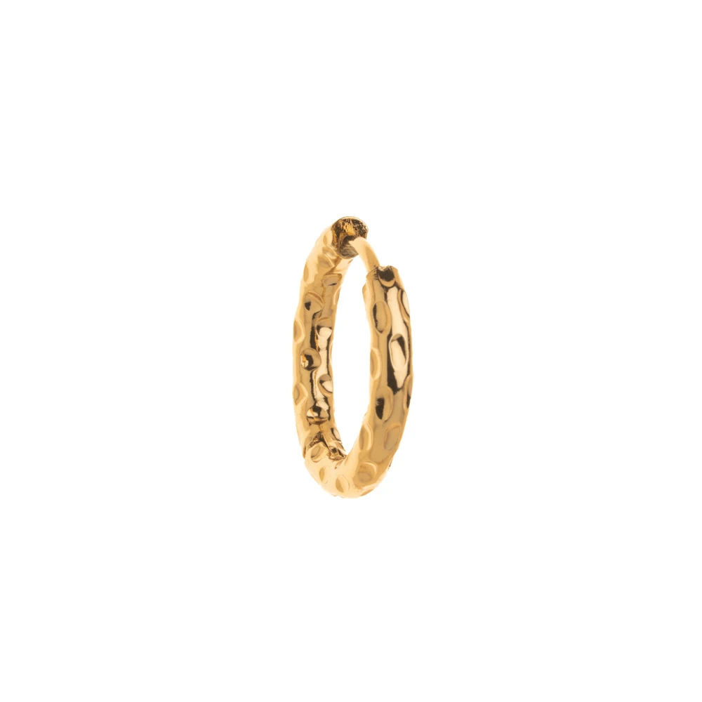 Borghetti Art 1303 Hoop Lavorato Oro Earrings 1 pair