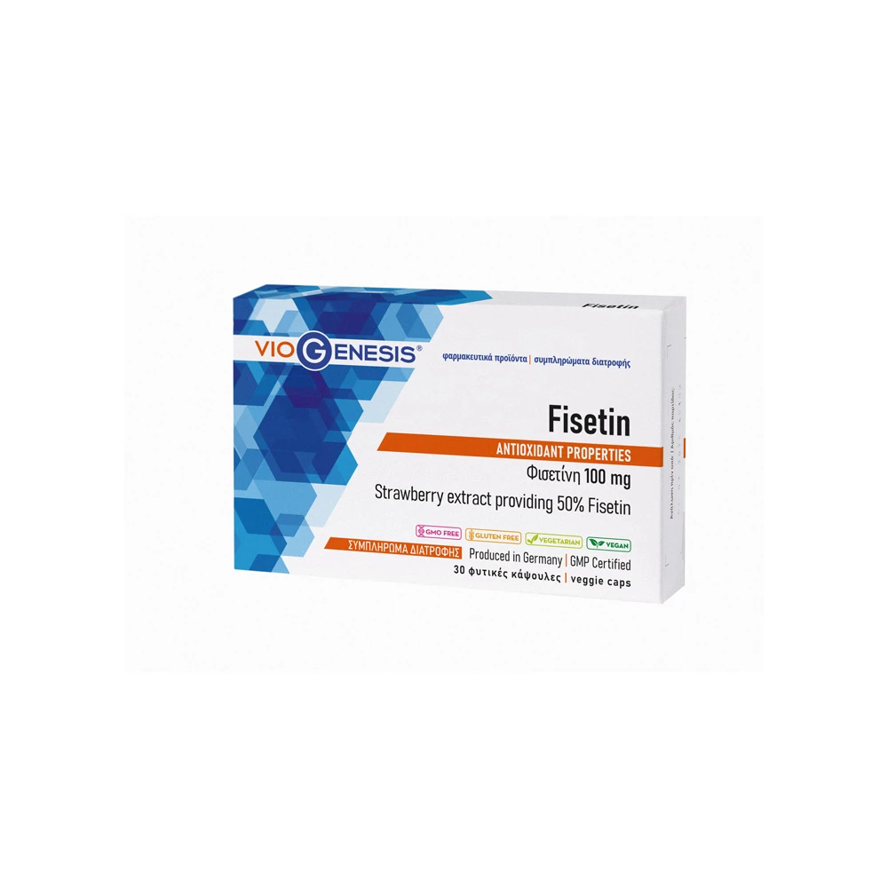 VioGenesis Fisetin 100mg 30 vegan caps