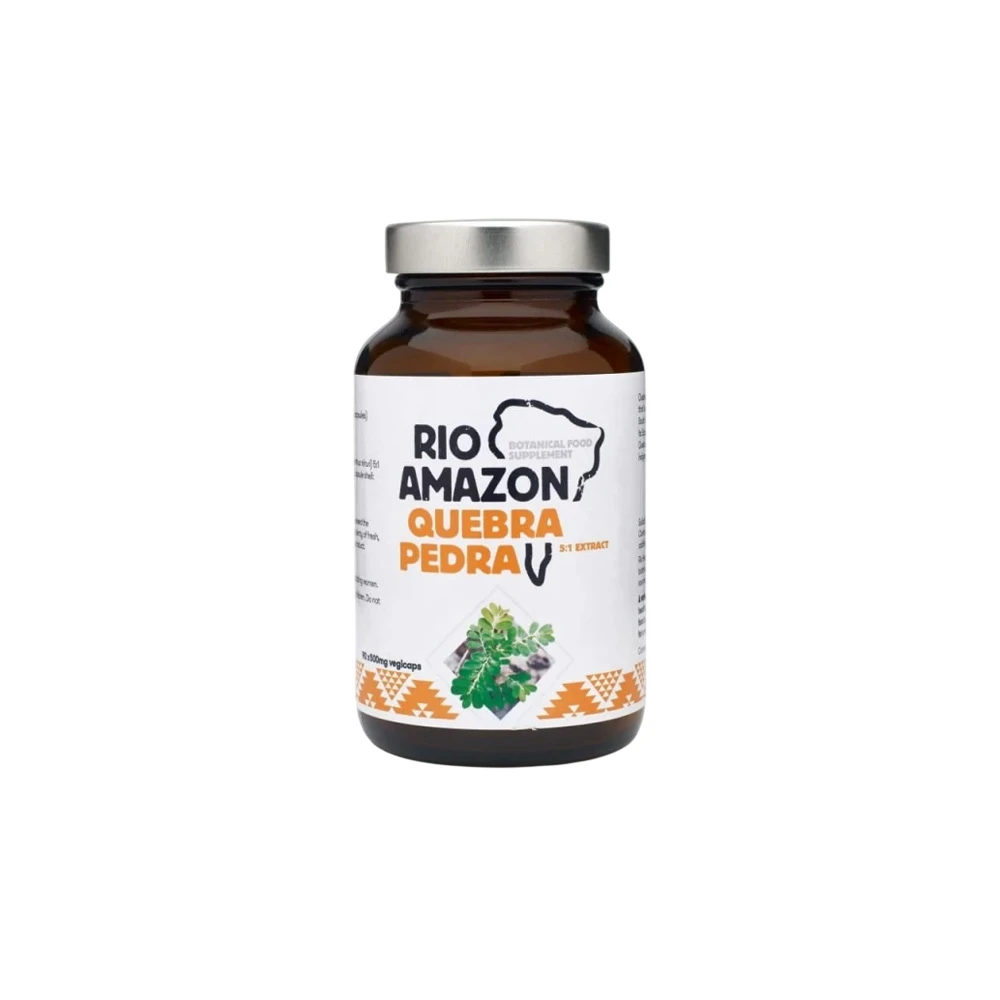 Rio Amazon Quebra Pedra 500mg Συμπλήρωμα Με Εκχύλισμα Quebra Pedra Για Άνδρες Για Υγεία Νεφρών Χοληδόχου Κύστης & Υγεία Ουροποιητικού 90 κάψουλες