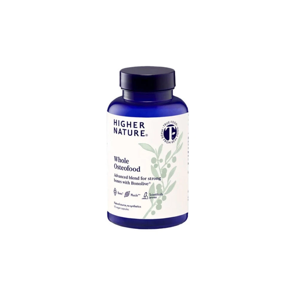 Higher Nature Whole Osteofood Συμπλήρωμα Για Την Υγεία Αρθρώσεων & Οστών 90 κάψουλες