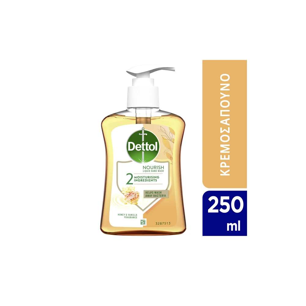 Dettol Nourish Liquid Hand Wash With Honey & Vavilla 250ml