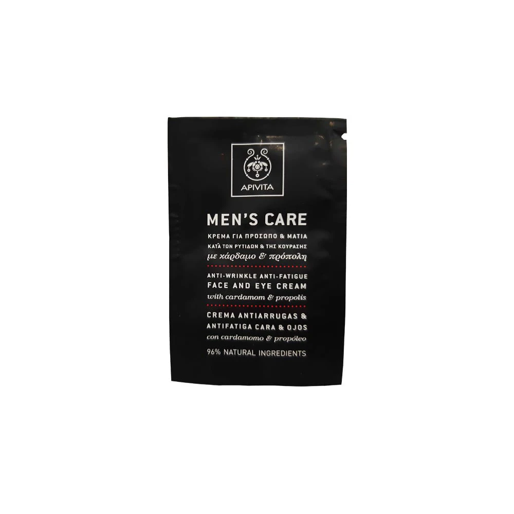 Apivita Men's Care Face & Eye Cream Κρέμα Για Πρόσωπο & Μάτια 2ml