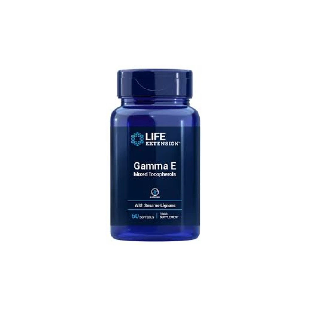 Life Extension Gamma Ε Tocopherol With Sesame Lignans Συμπλήρωμα Βιταμίνης Ε 60 μαλακές κάψουλες
