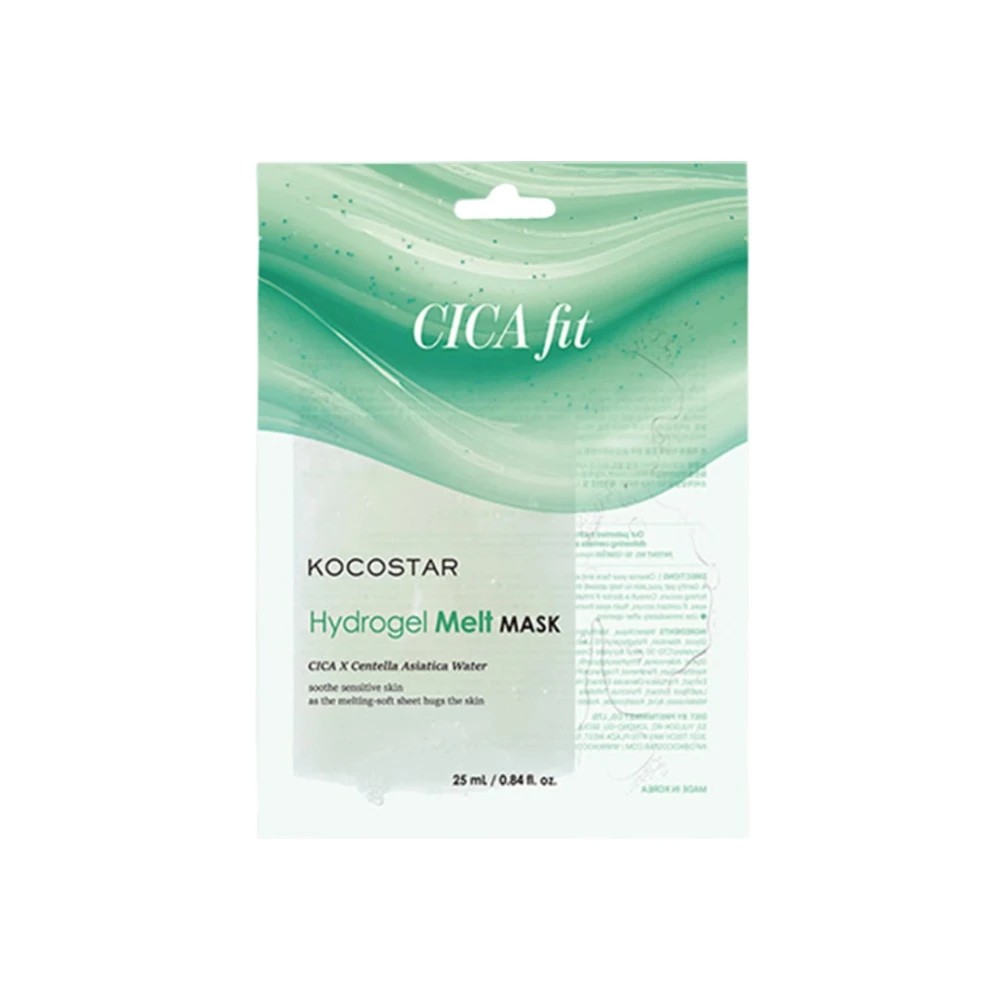 Kocostar Cica Fit Hydrogel Melt Mask Μάσκα Προσώπου Με Centella Asiatica & Green Tea 1 τεμάχιο