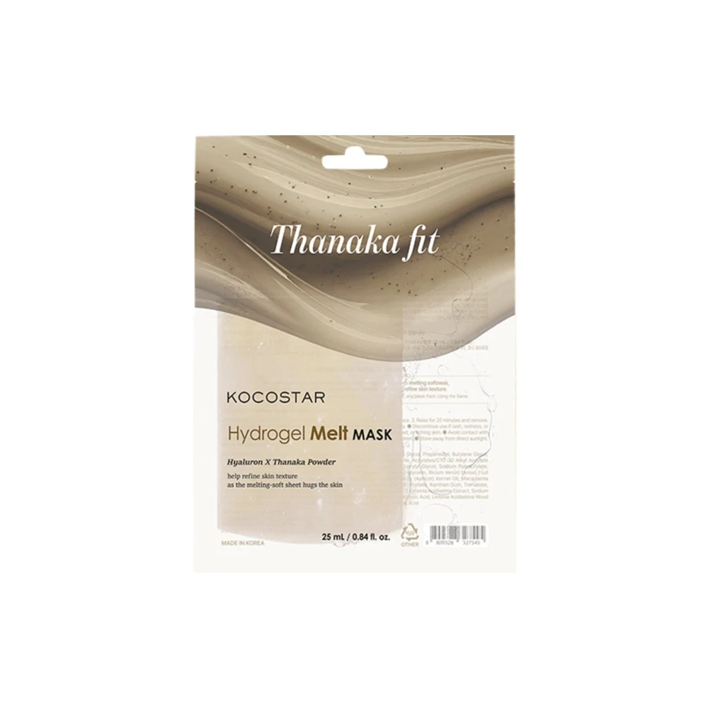 Kocostar Thanaka Fit Hydrogel Melt Mask Μάσκα Προσώπου Για Βελτίωση Της Υφής Της Επιδερμίδας 1 τεμάχιο