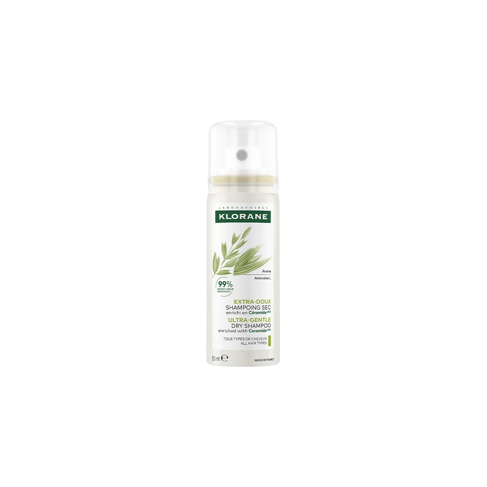 ΔΩΡΟ Klorane Dry Shampoo Εξαιρετικά Ήπιο Ξηρό Σαμπουάν Με Βρώμη 50ml