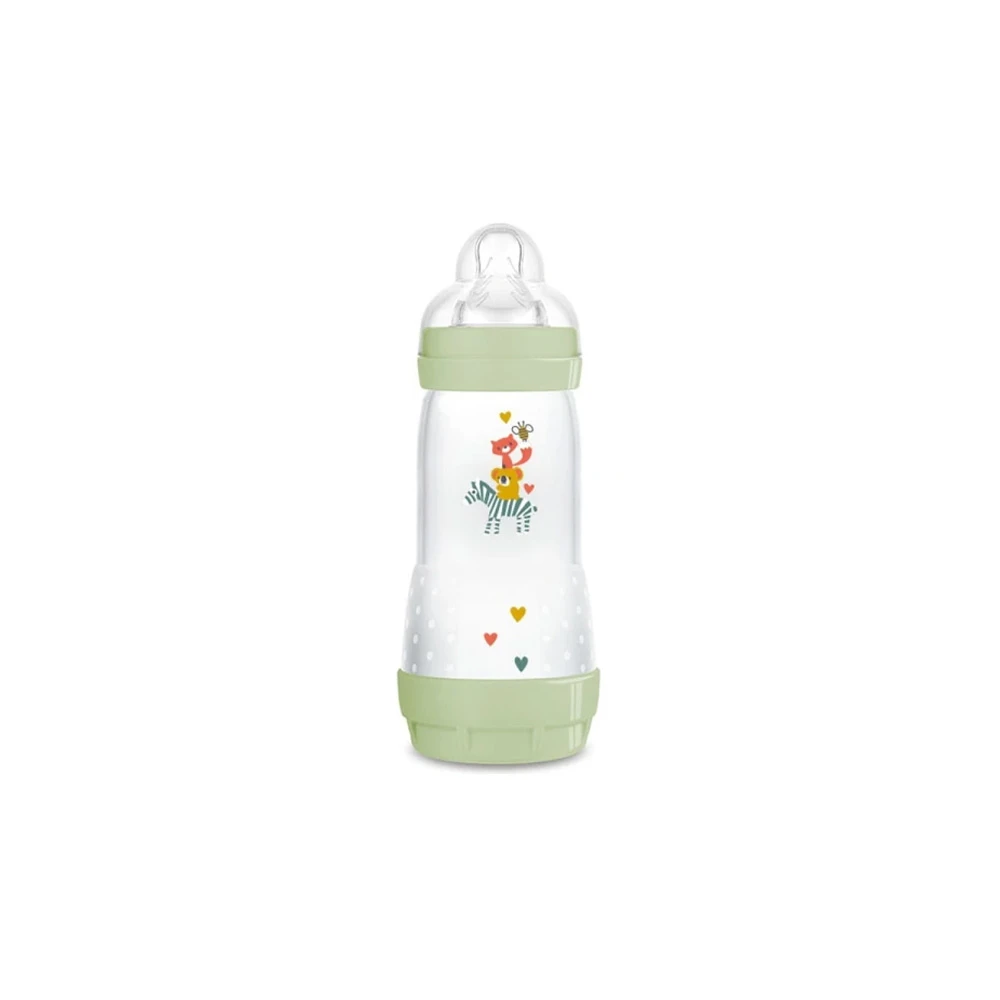 Mam Easy Start Anti-Colic Πλαστικό Μπιμπερό με Θηλή Σιλικόνης Για 4+ μηνών Πράσινο 320ml