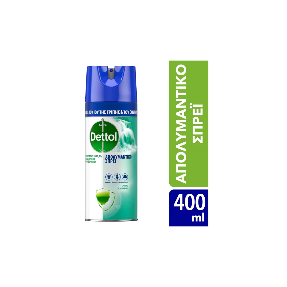 Dettol Απολυμαντικό Spray Spring Waterfall 400ml