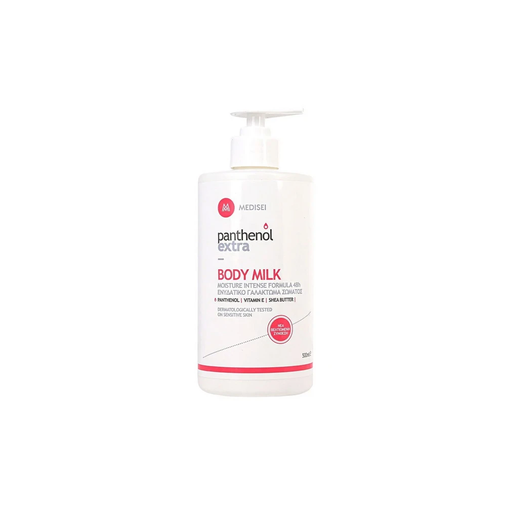 Medisei Panthenol Extra Body Milk 48h Ενυδατικό Γαλάκτωμα Σώματος 500ml