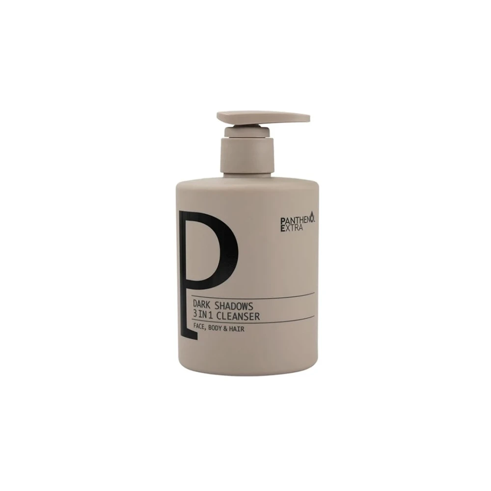 Panthenol Extra Dark Shadows 3in1 Ανδρικό Καθαριστικό Για Πρόσωπο, Σώμα & Μαλλιά 500ml
