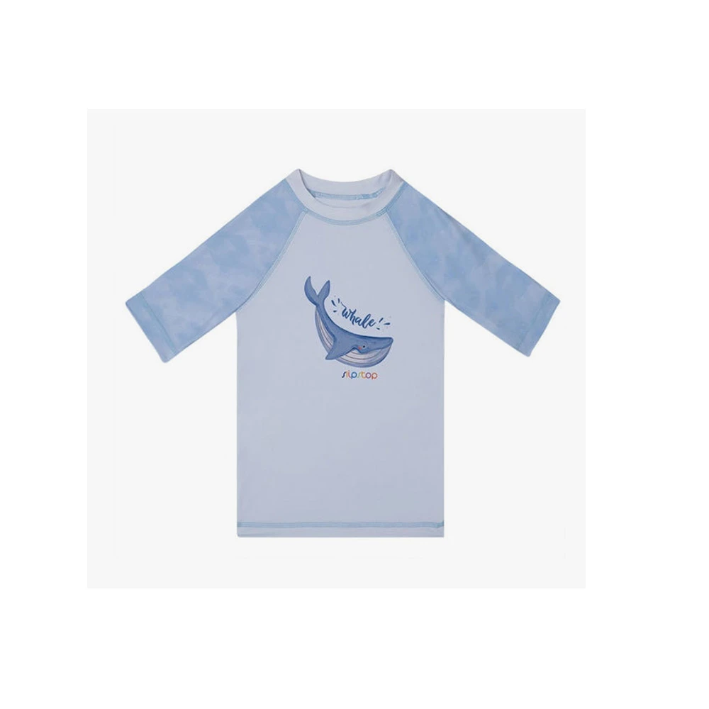Slipstop Underwater UV Shirt Παιδική Μπλούζα Προστασίας Από Τον Ήλιο Γαλάζια Φάλαινα Για 8-9 Χρονών 1 τεμάχιο