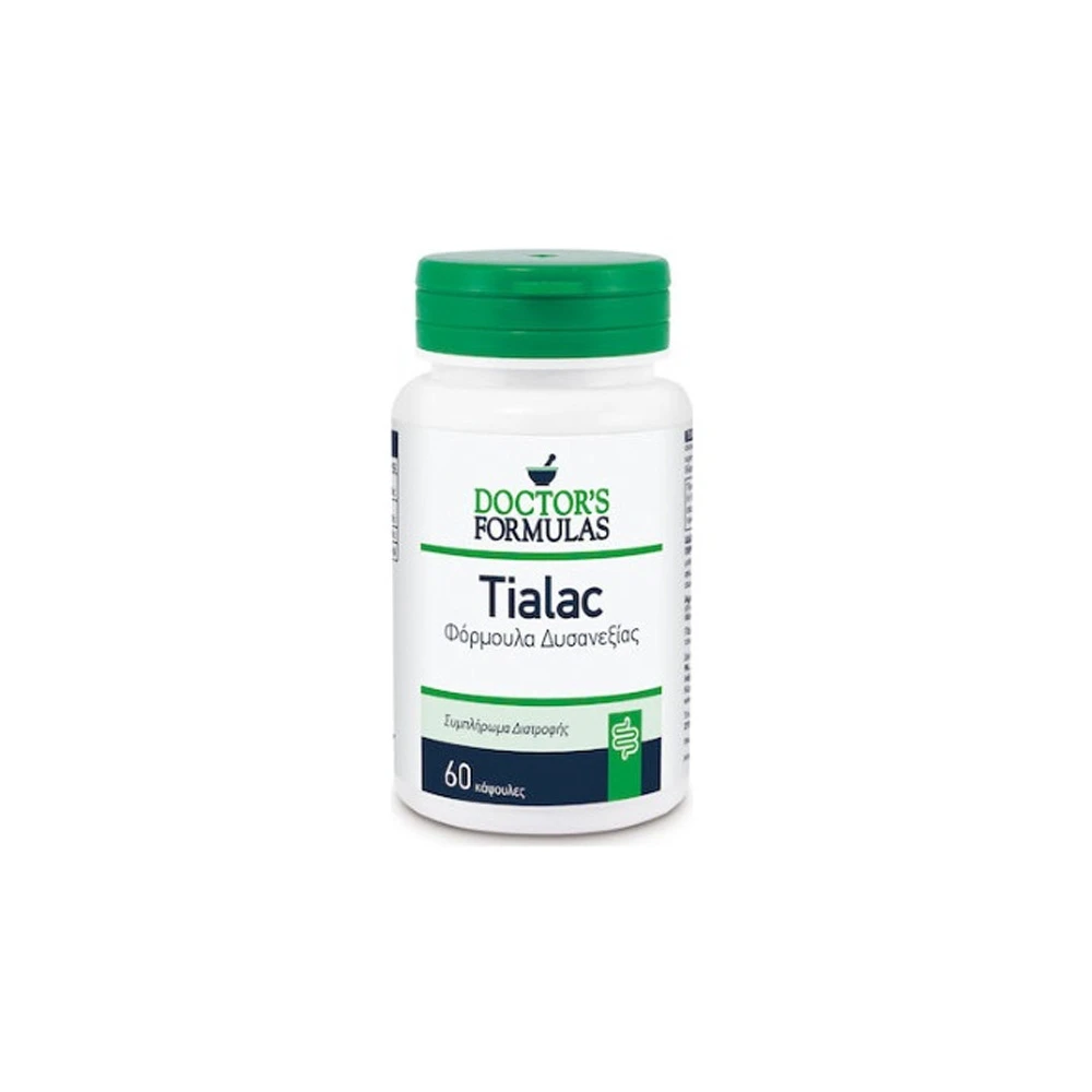 Doctor's Formulas Tialac Συμπλήρωμα Διατροφής Για Την Αντιμετώπιση Της Δυσανεξίας Στην Λακτόζη 60 ταμπλέτες