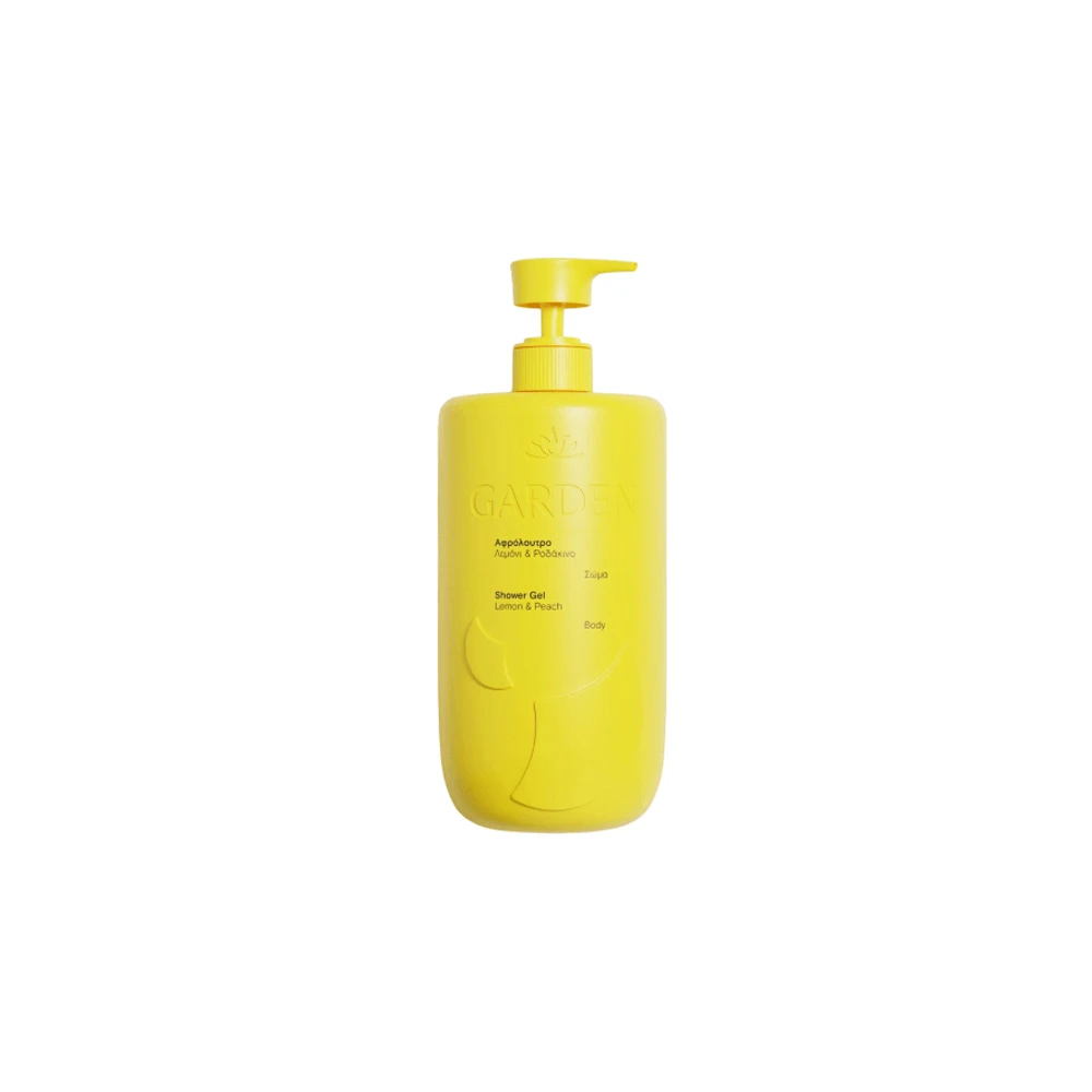 Garden Shower Gel Lemon & Peach Αφρόλουτρο Με Λεμόνι & Ροδάκινο 1Lt