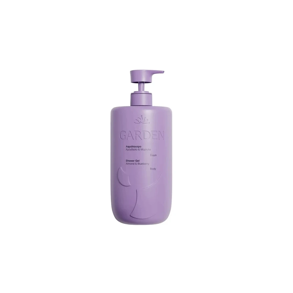 Garden Shower Gel Almond & Blueberry Αφρόλουτρο Με Αμύγδαλο & Μύρτιλο 1Lt