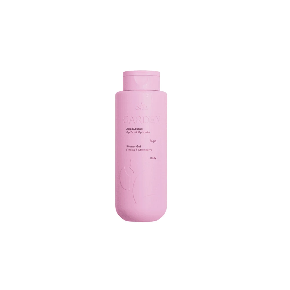 Garden Shower Gel Freesia & Strawberry Αφρόλουτρο Με Φρέζια & Φράουλα 400ml