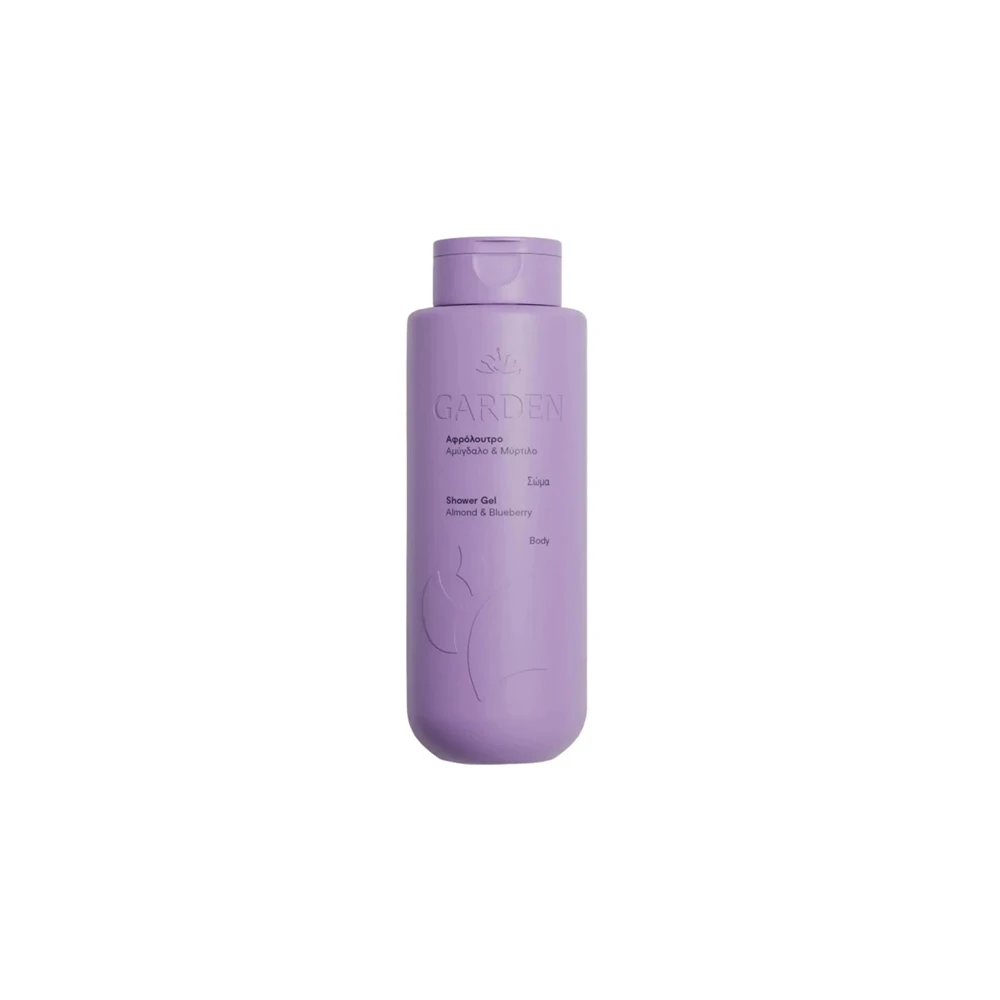 Garden Shower Gel Almond & Blueberry Αφρόλουτρο Με Αμύγδαλο & Μύρτιλο 400ml